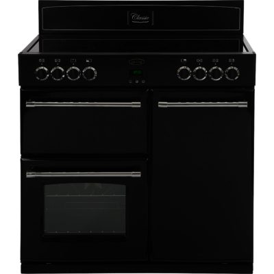 Belling Classic 90E 90cm Electric Range Cooker in Black